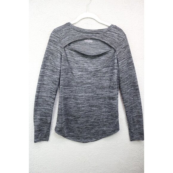 Juicy Couture Long Sleeve Gray Tunic-Size Large-Cut Out - Picture 1 of 8